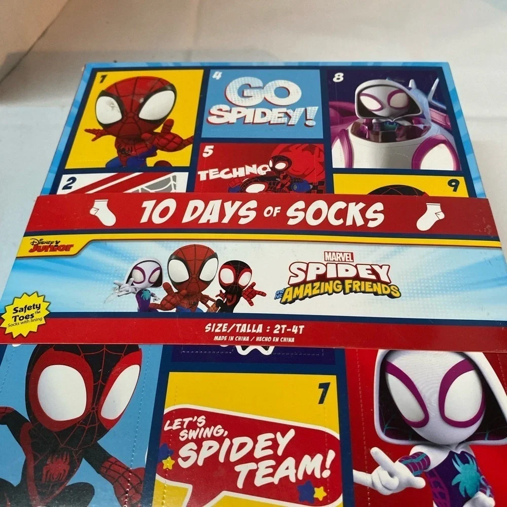 Disney Junior 10 Days of Socks 2T-4T (GU)